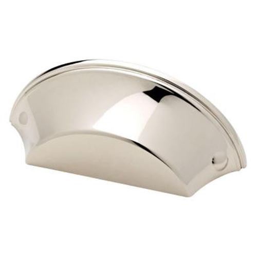 3" Elegant Cup Pull Polished Nickel