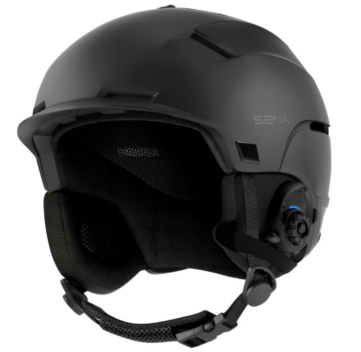 Sena Latitude Smart Snow Ski Helmet Bluetooth Speakers Mic Intercom Size Large
