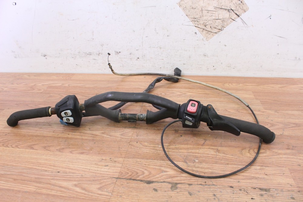 2007 Arctic Cat M8 Handlebars with Controls Hand Warmers and Throttle Cable