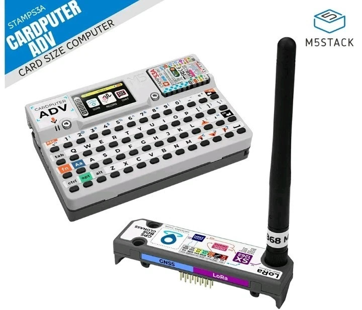 M5Stack Cardputer ADV & Cap LoRa-1262 UNLOCKS GPS AND LONG RANGE SECURE TEXT MSG