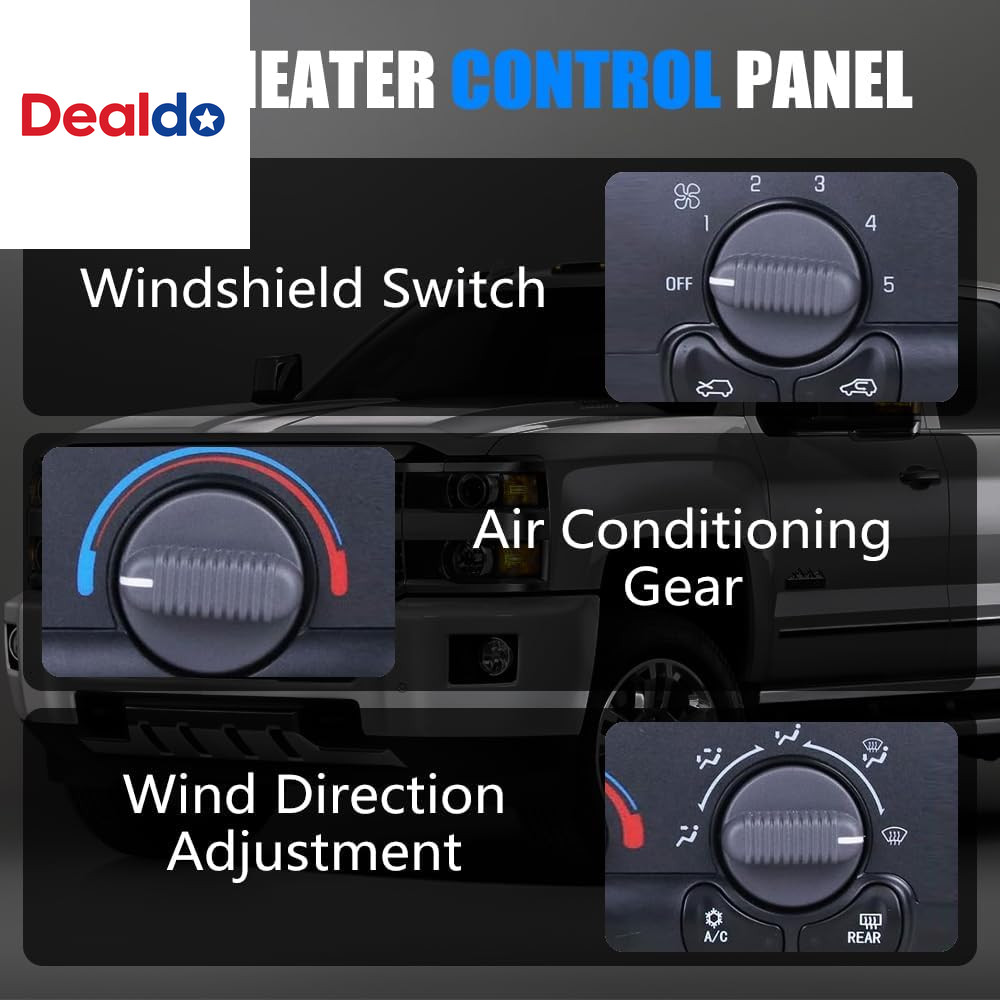 Air Conditioning Climate Control Module Panel FIT 1999-2002 Chevrolet Silverado,