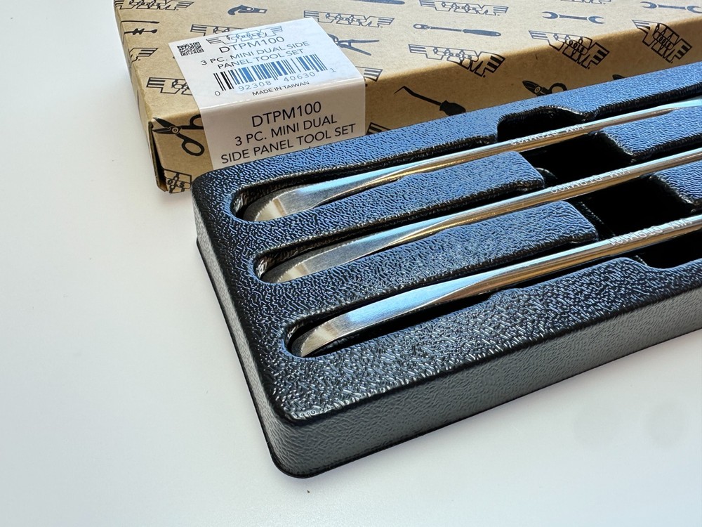 VIM Tools DTPM100 3pc Mini Precision Double Sided Panel & Trim Tool Prying Set