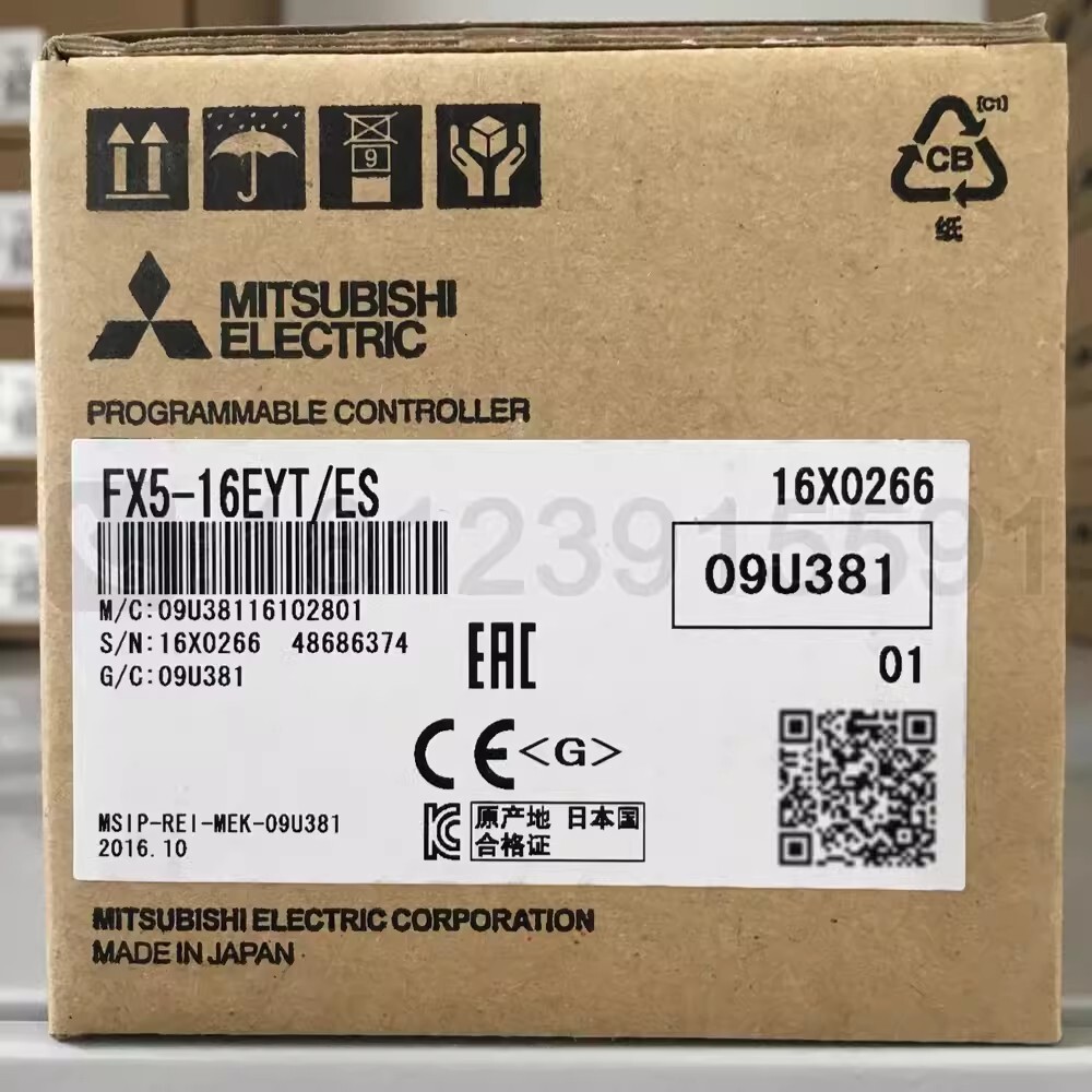 1pcs Mitsubishi PLC FX5 Extension Module FX5-16EYT/ES