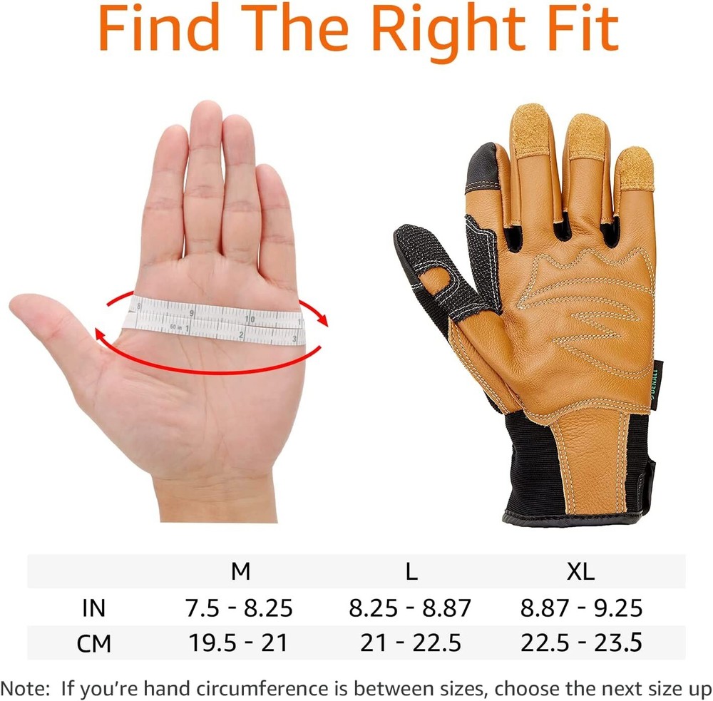 Denali Impact Protected Touch Screen Breathable Work Gloves