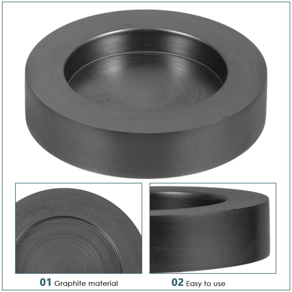 Metal Casting Round Graphite Ingot Mold Convenient Molds Crucible