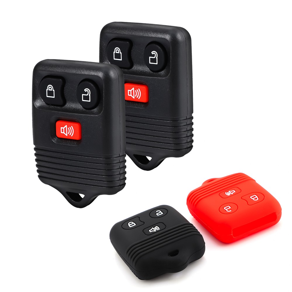 2 Keyless Entry Remote Control Clicker Transmitter Alarm Car Key Fob for Ford