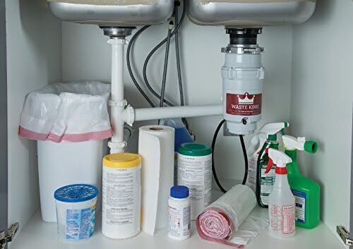 1/3 HP Garbage Disposal Compact Food Waste Disposer for Under Kitchen Sink