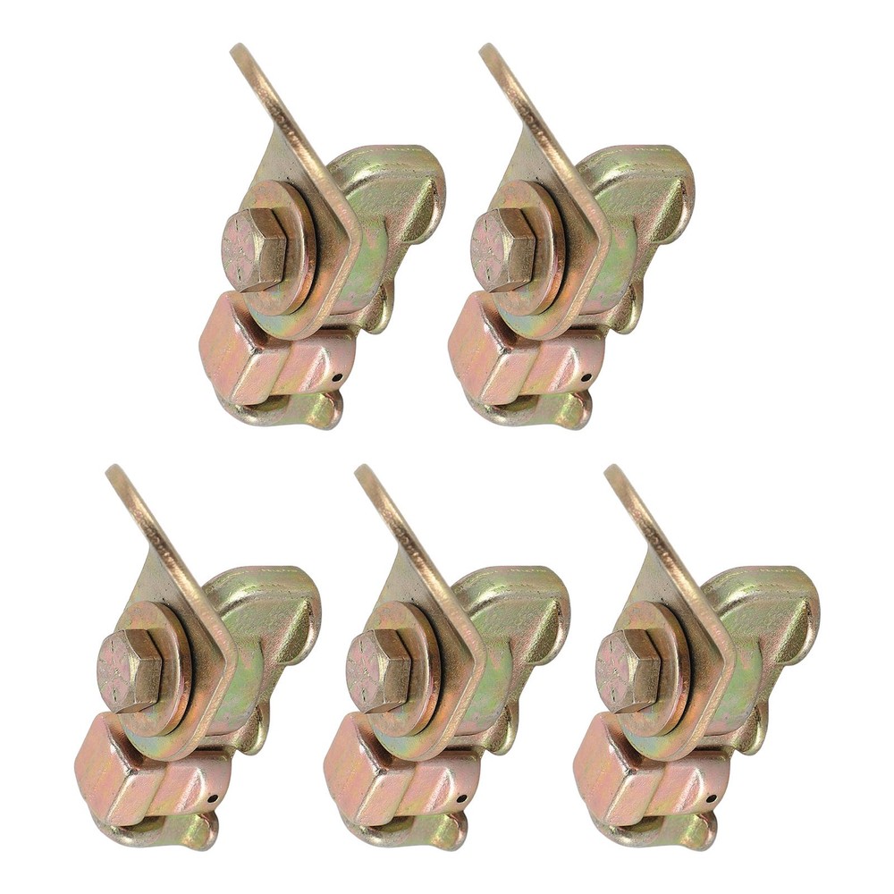 5Pcs L Track Double Stud Fitting Carbon Steel Cargo Control L Track Double Stud