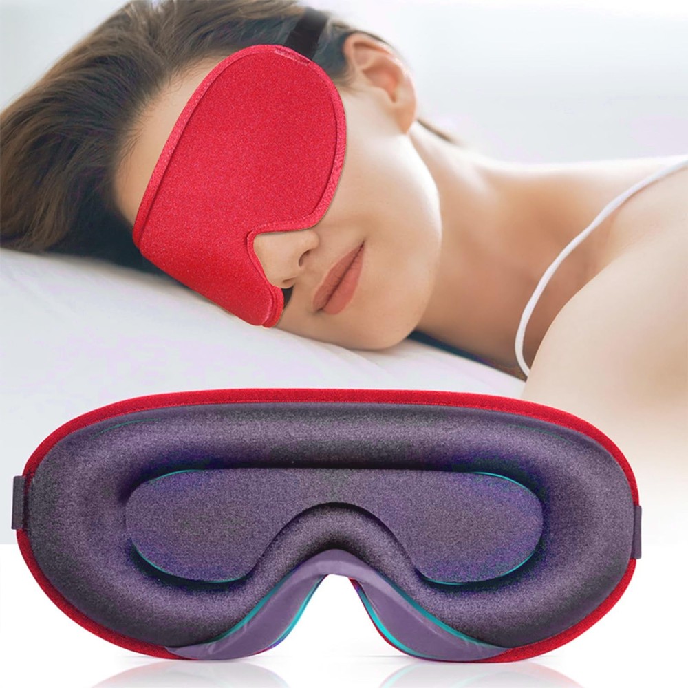 Eye Mask for Sleeping Light Blocking,Side Sleeper Women Men, 3D Contoured Cup...