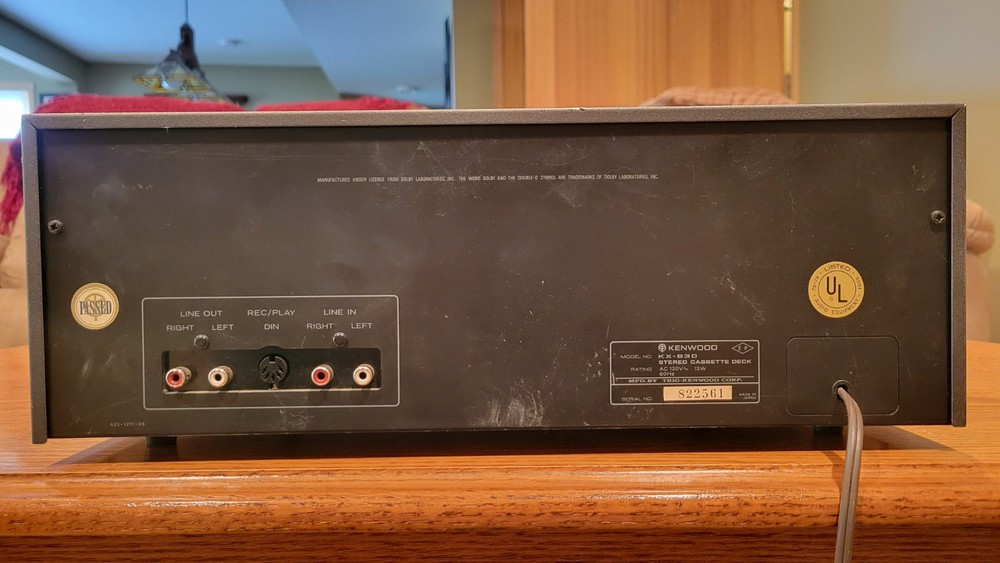 Kenwood KX-630 cassette deck