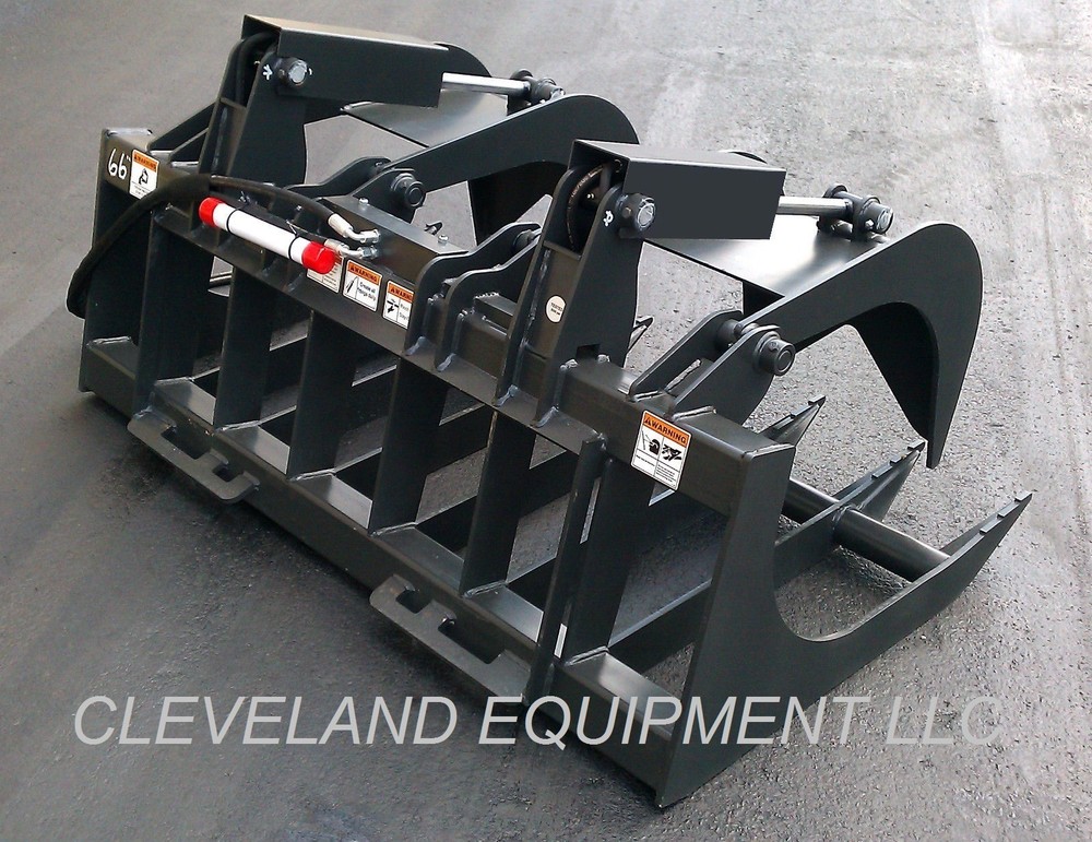NEW 84" ROOT GRAPPLE ATTACHMENT Skid Steer Loader Rake Bucket Fork Tine Bobcat
