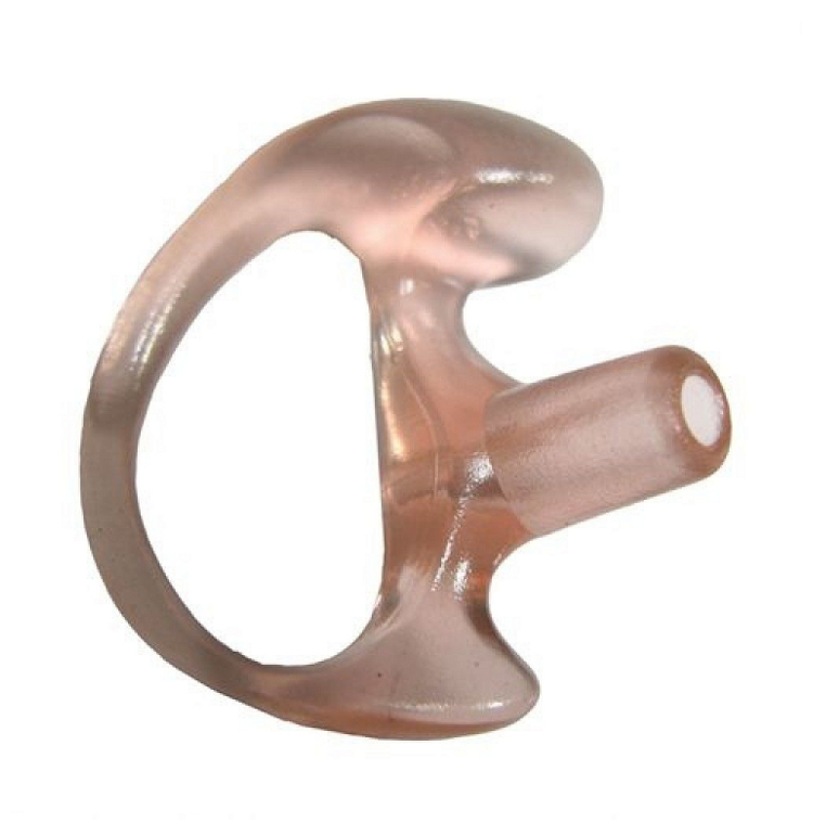 K FLEX Left Extra Large XL Tactical Police Earmold Semi-Custom Earpiece Insert