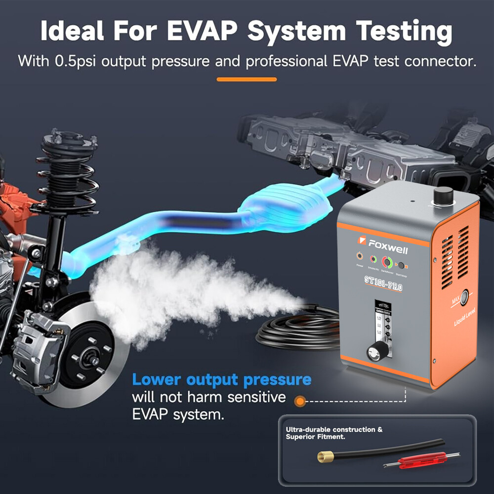 Professional Car Leak Detector EVAP Smoke Machine Diagnostic Tools Pipes Tester