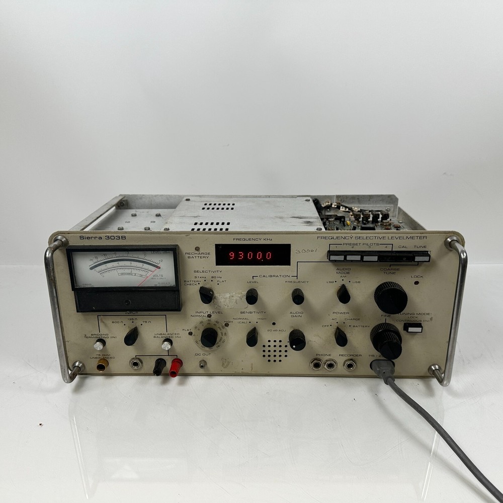 Philco Sierra 303B Frequency Selective Level Meter