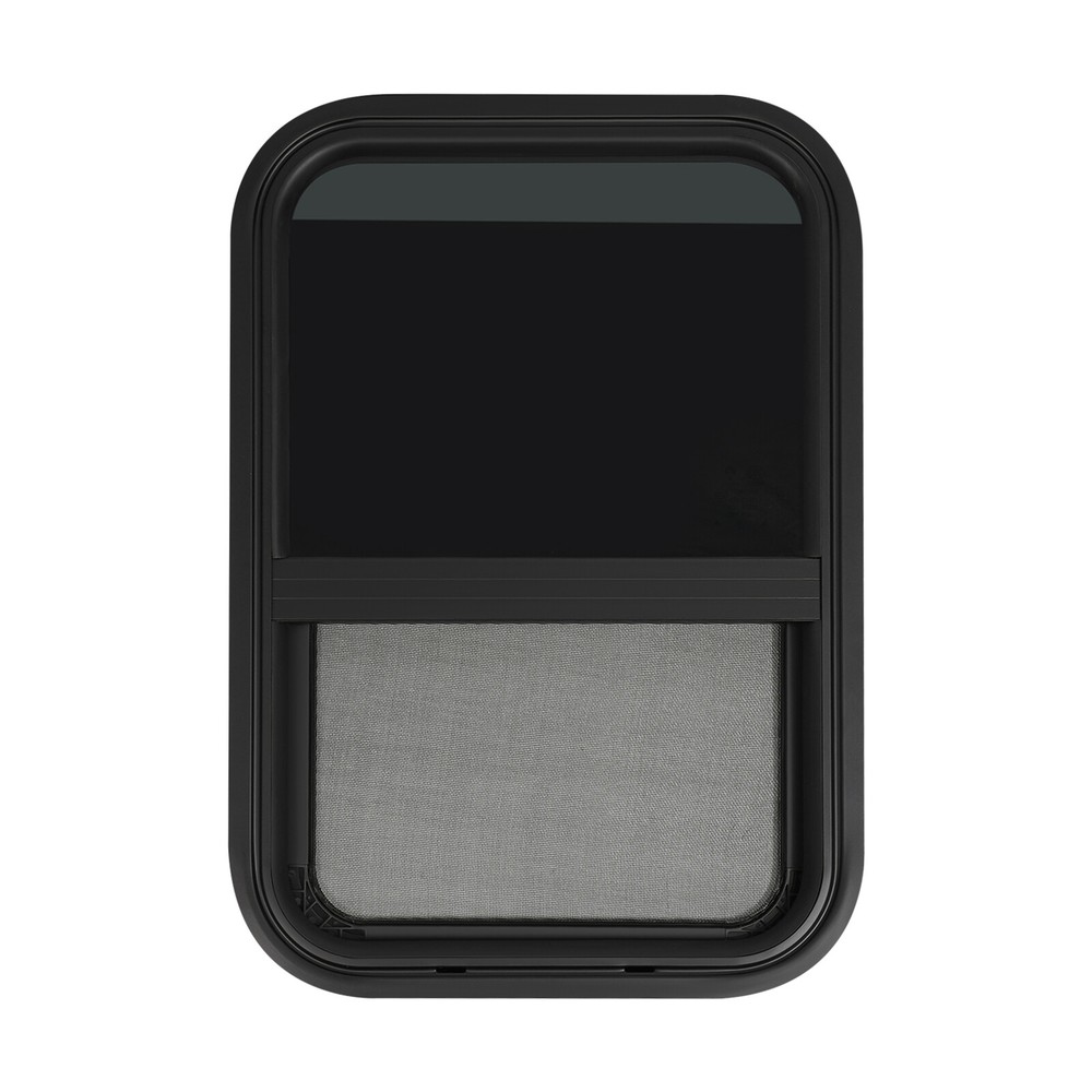 NEW RV Window Rectangular Slide Window Clip-on Mounting Vertical Venting Window