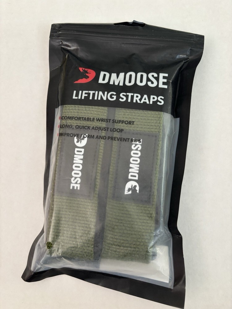 New! DMoose Lifting Straps Hunter Green Color