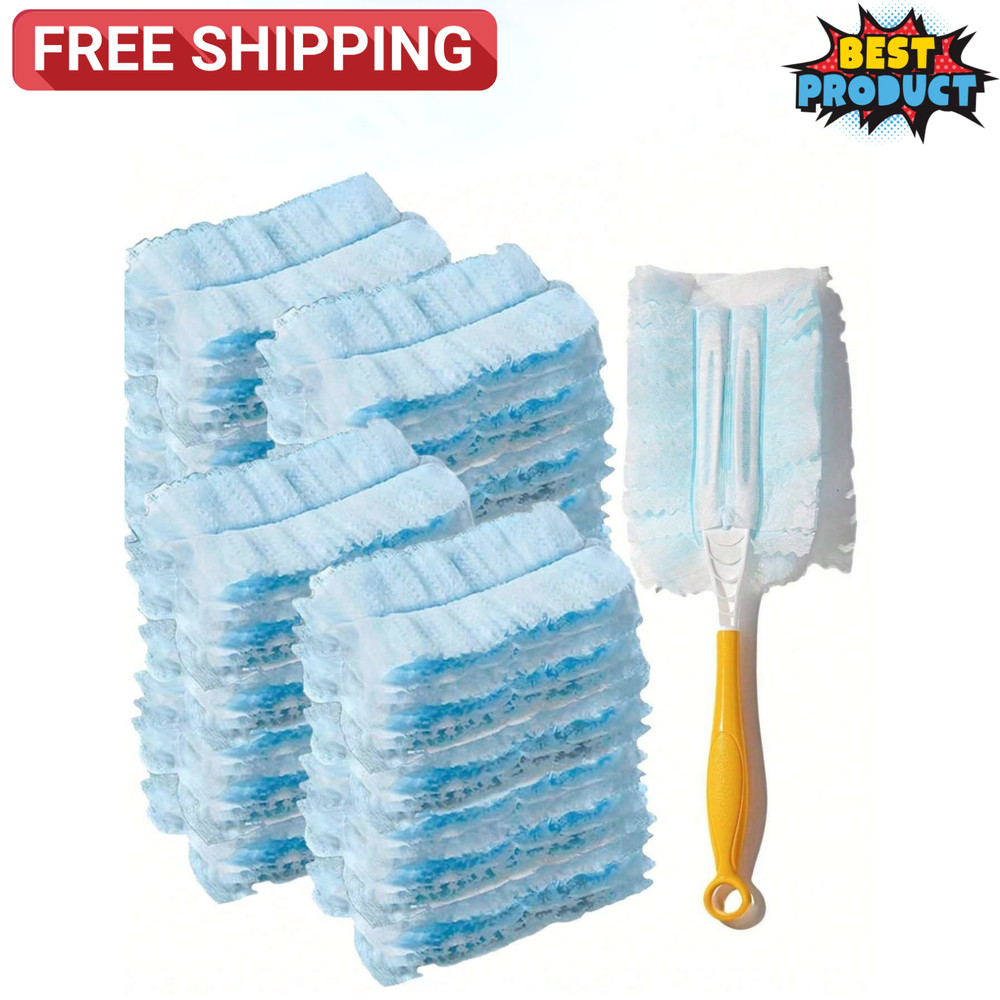 Disposable Duster New Electrostatic Duster Refills & Handle For Cleaning Tool US