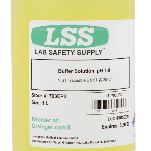 Buffer Solution, Ph 7.00, 1L, Plastic, 793Ep2