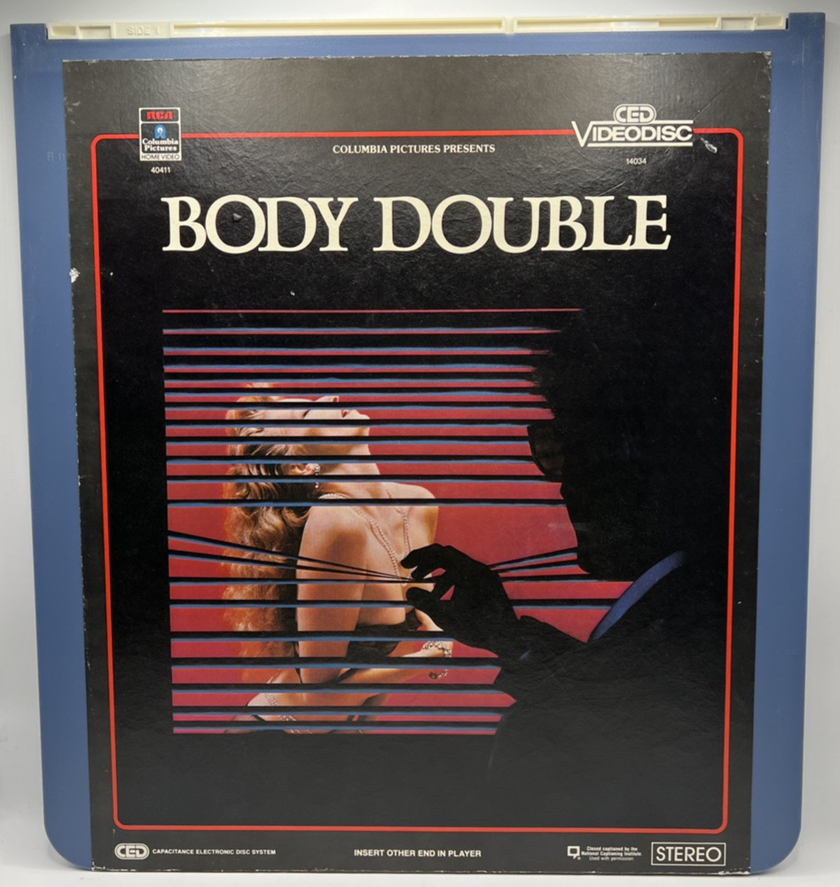 Body Double (1984) Vintage CED RCA SelectaVision Videodisc