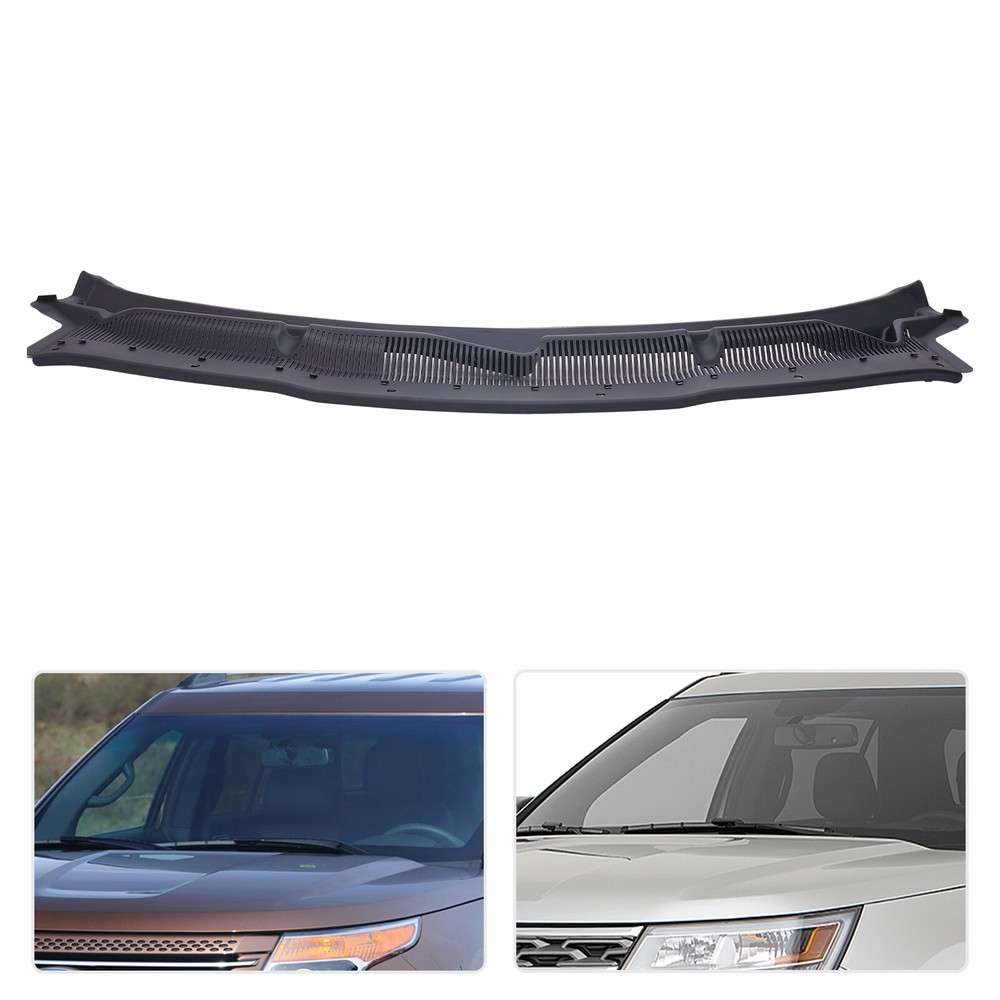 Top Windshield Cowl Grille Front Panel+Sealing Strip for 2011-2019 Ford Explorer