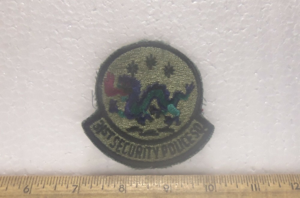 US Air Force - 31st Security Police Squadron Embroidered Patch