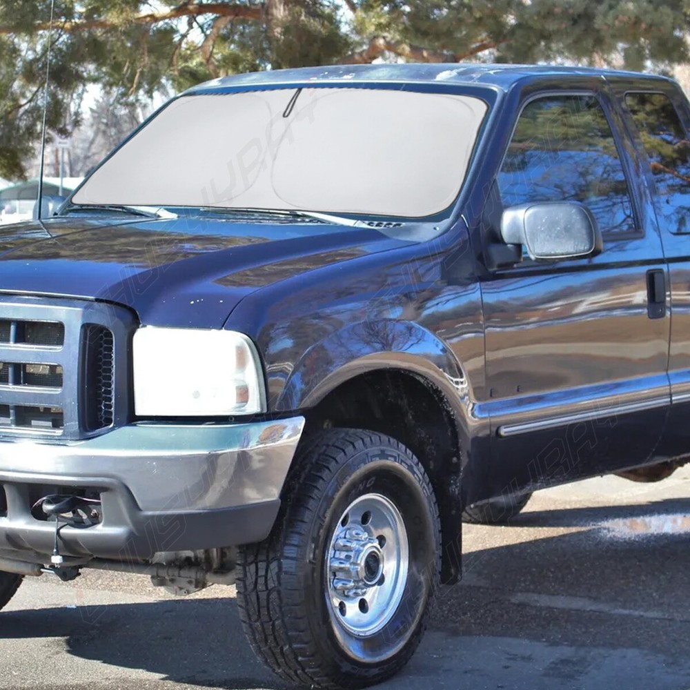 Car Windshield UV Protector Foldable Design FOR Ford F250 17-21