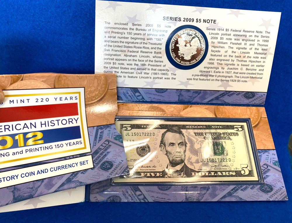 2012 Making American History Coin & Currency Set
