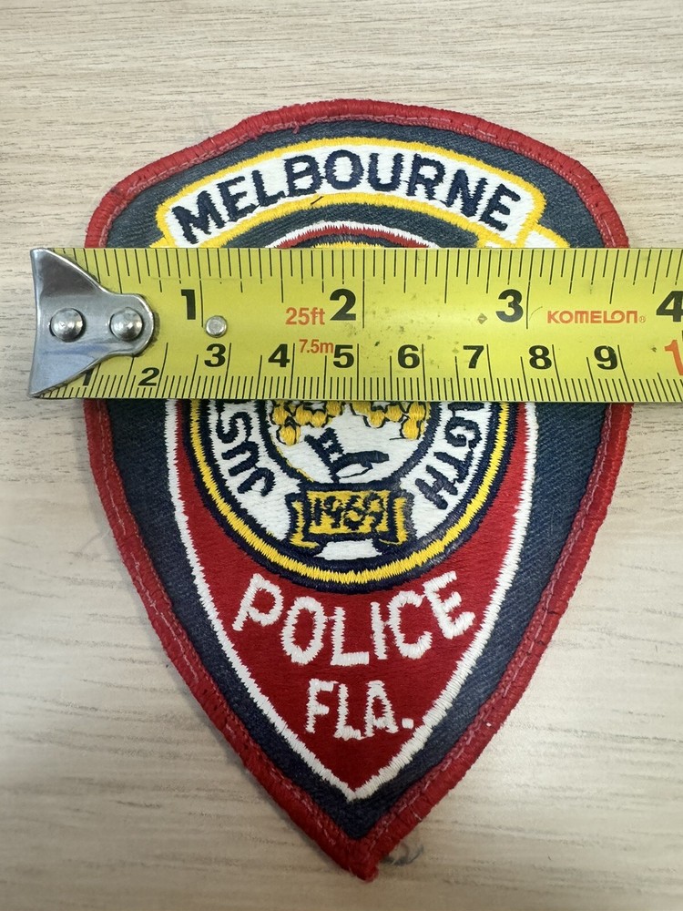 Melbourne Fla Police Shoulder Sew On Patch