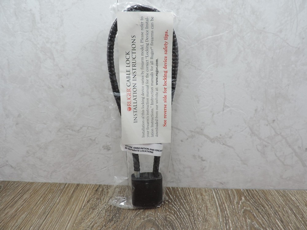 Ruger Factory Cable Lock w/2 Keys