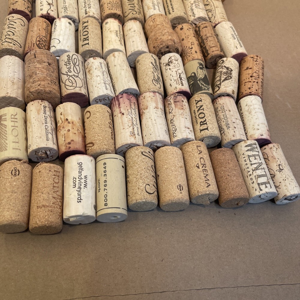 Wine Bottle Corks 100 Plus Count Various Brands Used Assorted Lot