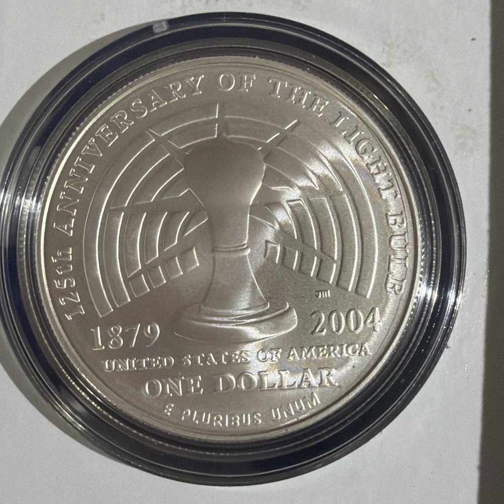 2004 THOMAS ALVA EDISON LIGHT COMMEMORATIVE SET!!