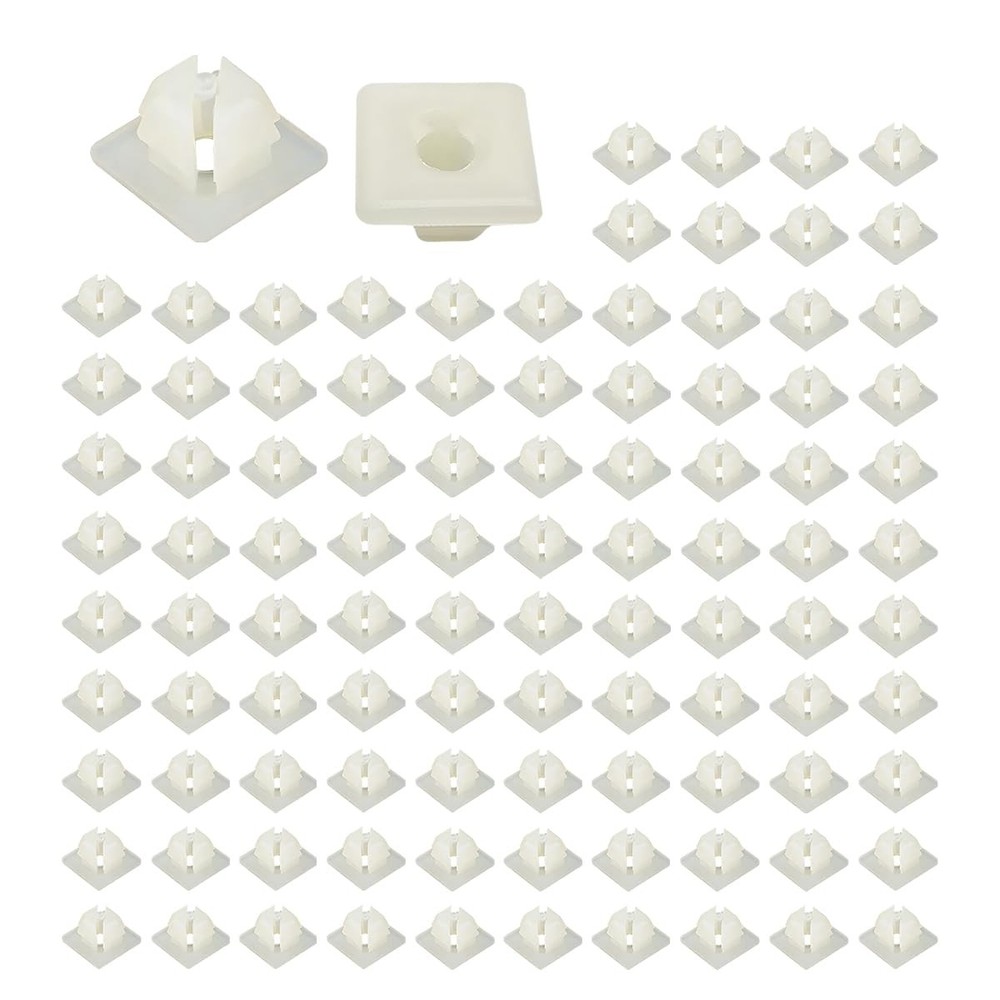 License Plate Nylon Screw Inserts, Front and Back License Plate Nut Bracket C...