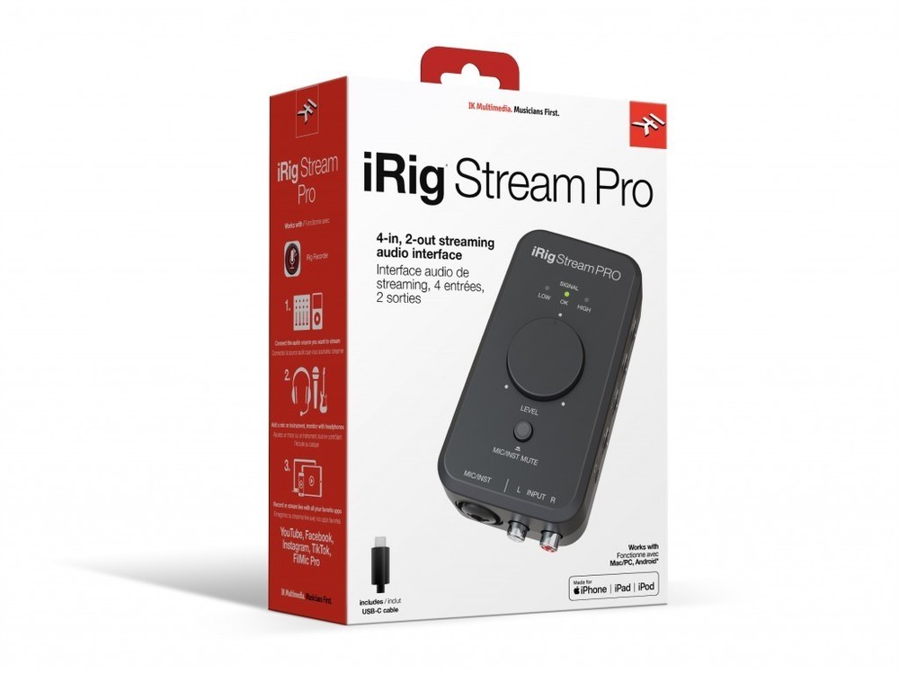 IK Multimedia iRig Stream Audio Streaming Interface