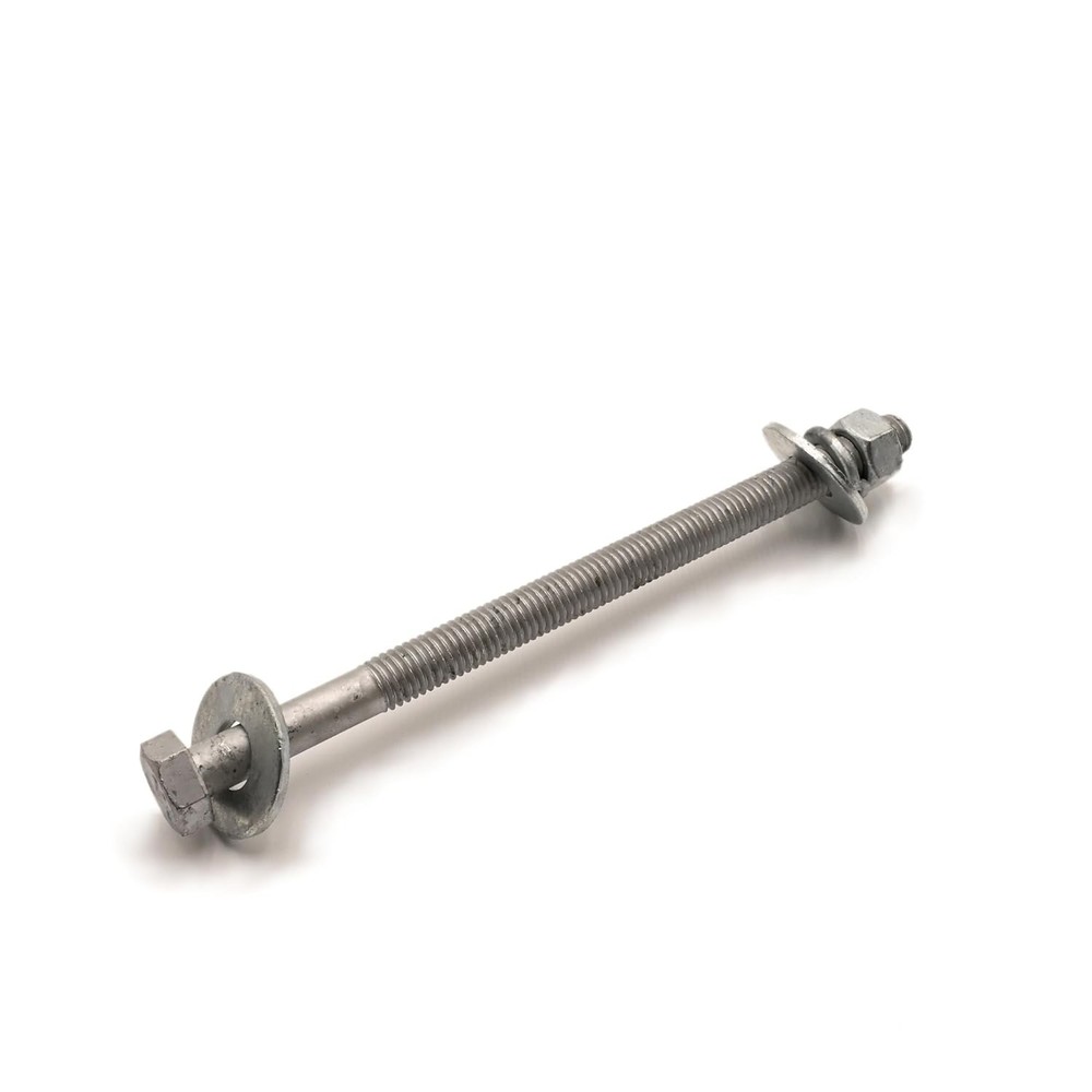 3/4"-10 x 13" Hot Dipped Galvanized Hex Bolt Kit (20 Sets)—6" Thread