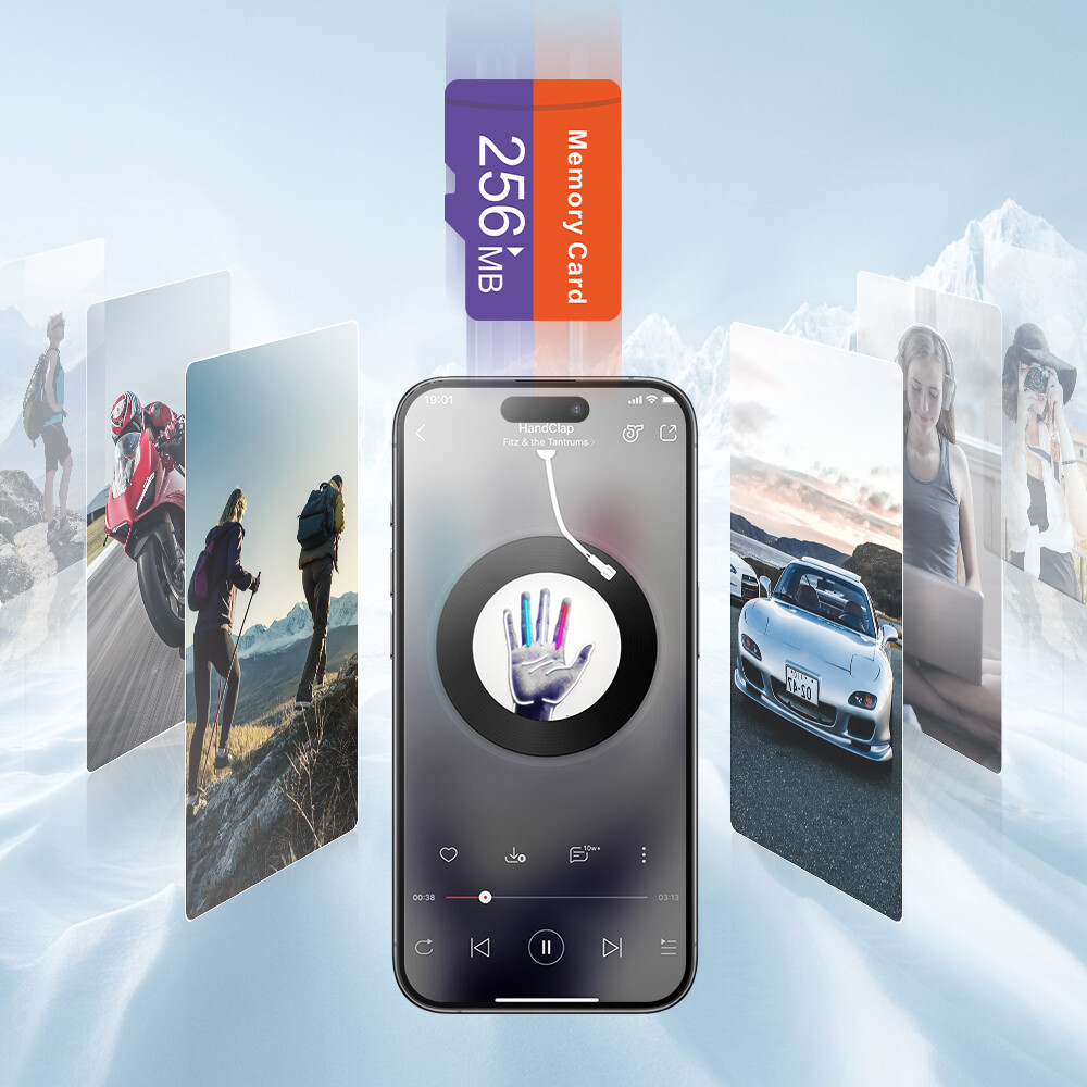 Micro SD Card Flash Memory Card 256MB LOT