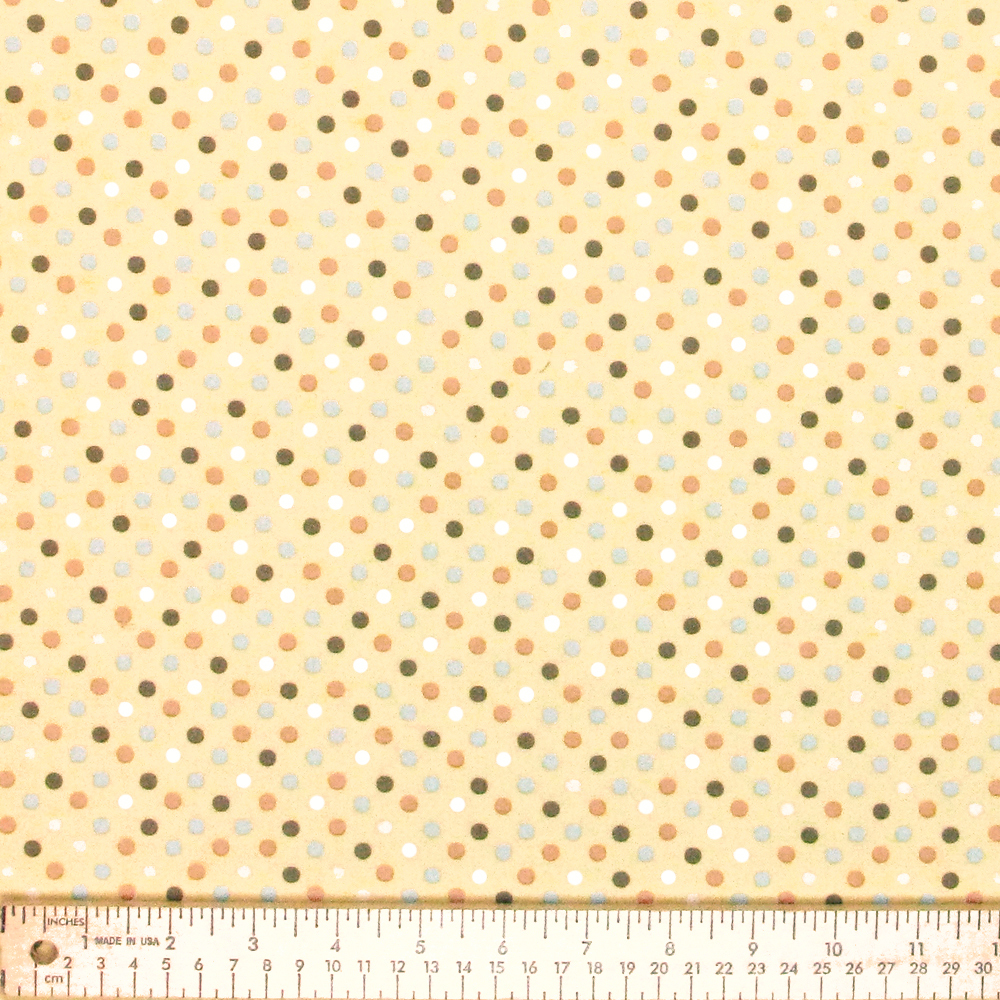 LECIEN "COLOR BASIC" DOT 4506 ZY Yellow by the 1/2 yard