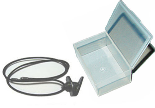 Custom Molded Ear Plugs BLUE case and lanyard New Material