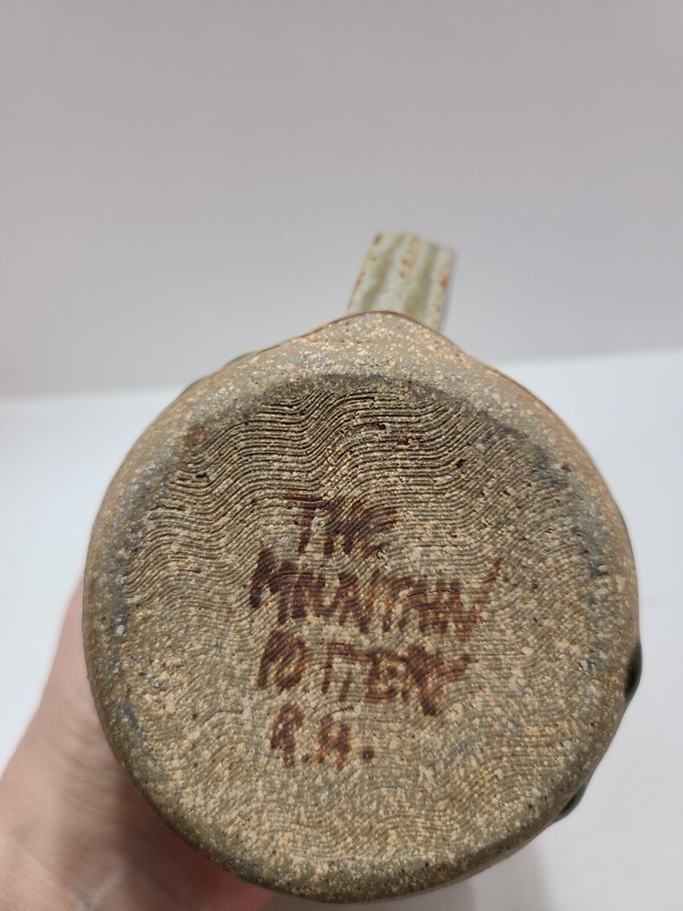 VTG. The Mountain Pottery Pitcher Signed