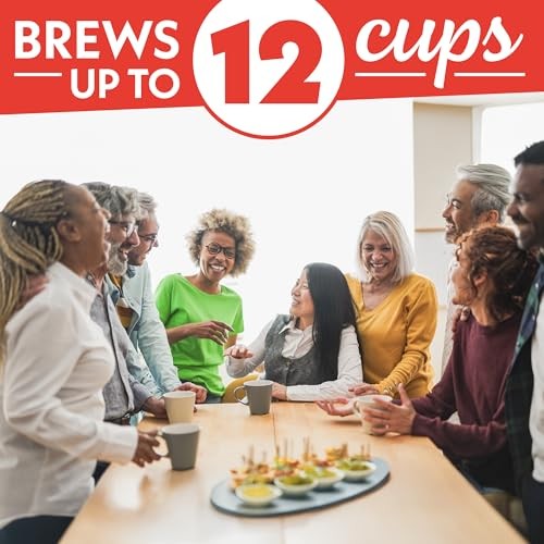 12 Cup Coffee Maker set One-Touch Programmable Machine Stainless