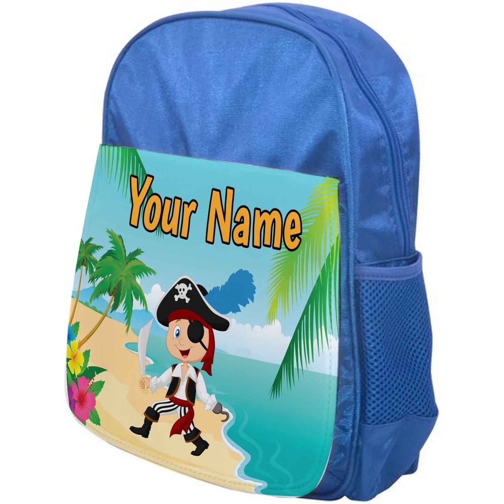 PERSONALISED CHILDRENS BACKPACK / SCHOOL BAG FRIENDLY PIRATE
