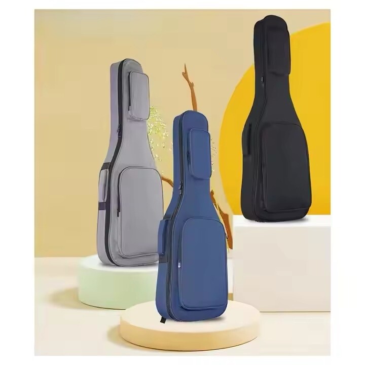 Guitar Backpack Protective Oxford Cotton EXTRA Thickened Anti-Collision Case Blk