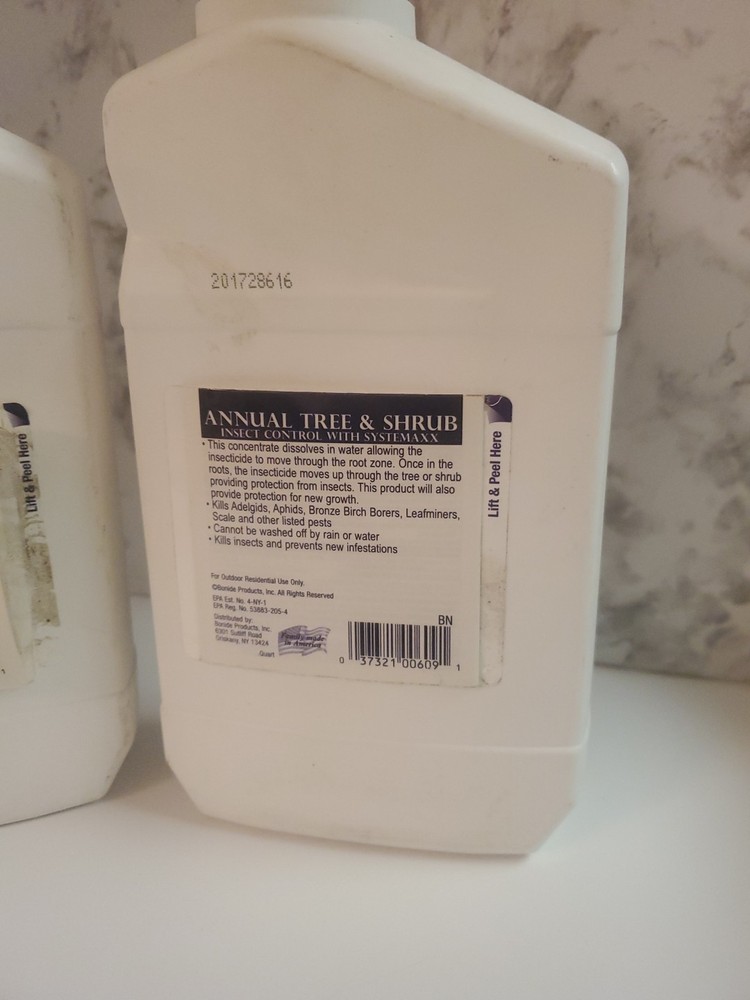 (2)Bonide Annual Tree and Shrub Insect Control Systemaxx 609, Concentrate 32 oz.