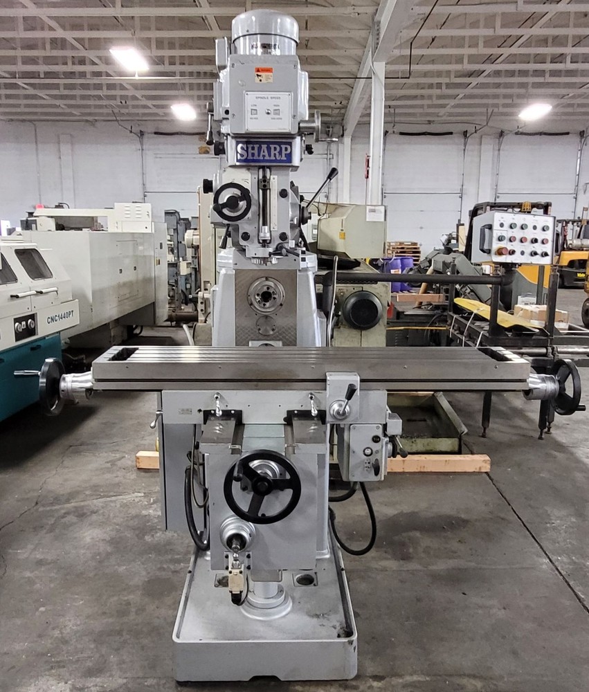 Sharp VH-25 Heavy Duty 5HP Vertical/Horizontal Combo Milling Machine