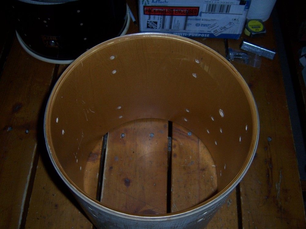 12" Tama Granstar Bare Tom Shell 11” X 12” Ready for Your Re-Wrap Project