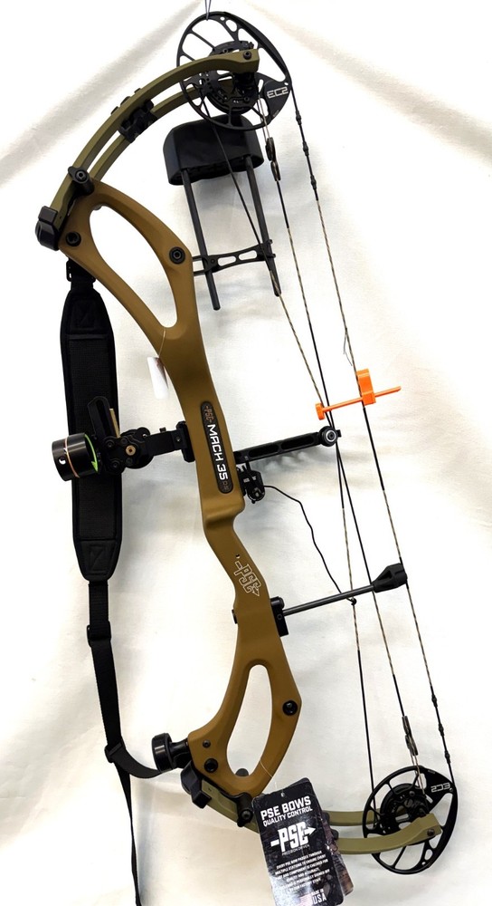 New PSE Mach 35 EC2 RH/60 Clay Brown