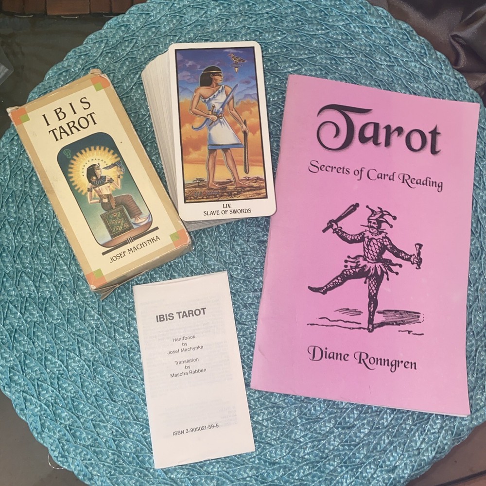 IBIS Tarot Deck 1991 Josef Machynka Complete Deck with Card Reading Handbook