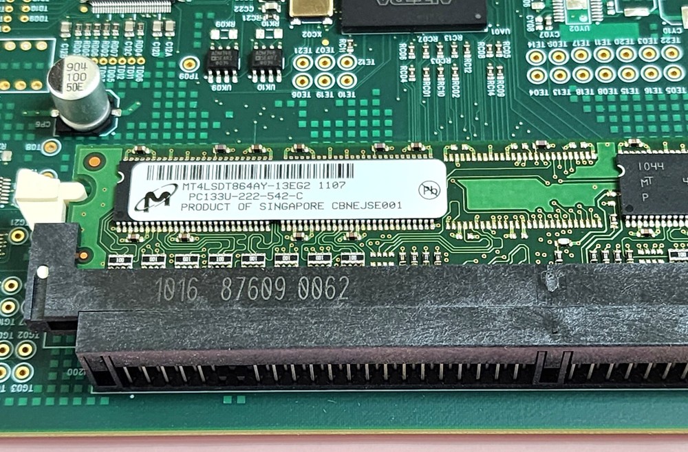 RTS Telex MCII-e Ethernet Master Controller Front & Back Card for ADAM Intercom