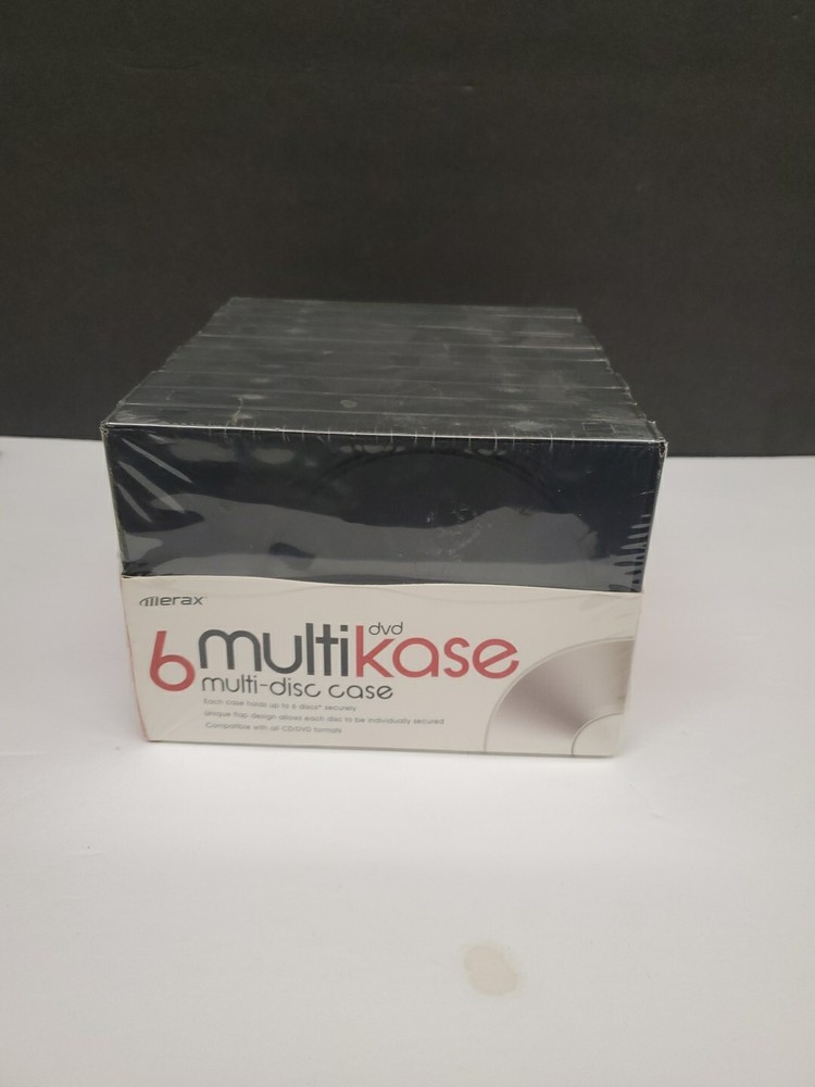 10 DVD/CD Merax Multi-Disk Cases