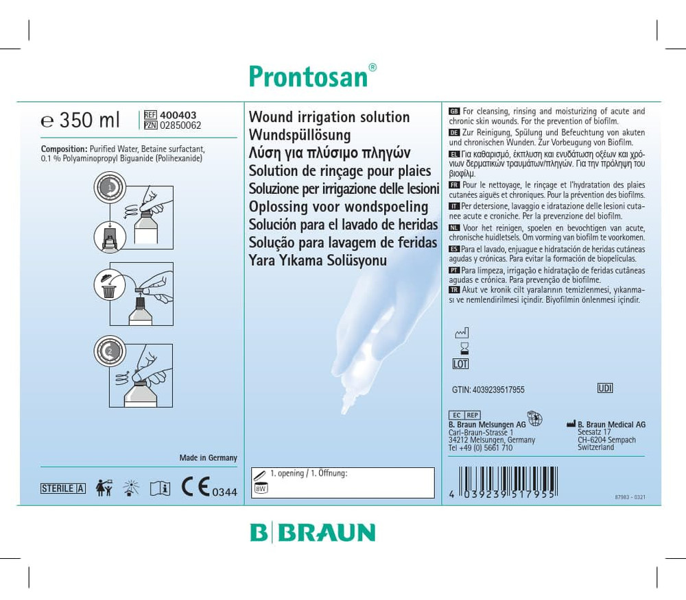 PRONTOSAN W Wound Cleansing Solution