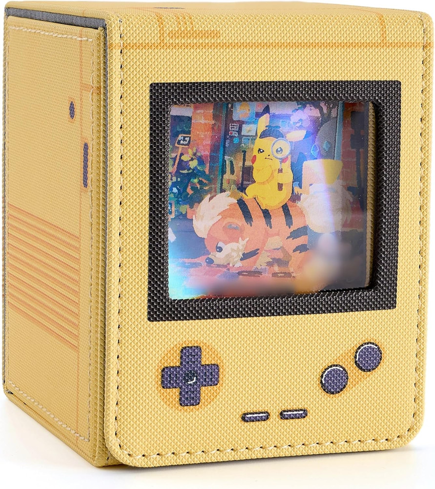 Retro Gaming Console Appearance MTG Deck Box with Commander Display, Card Deck C